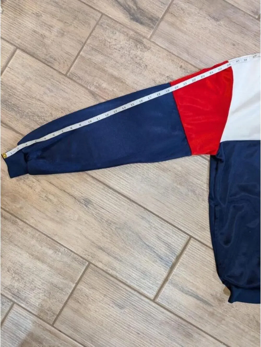 NIKE 90s track jacket Sz XL Run DMC Hip Hop.  Thread Undone Around Collar. READ!